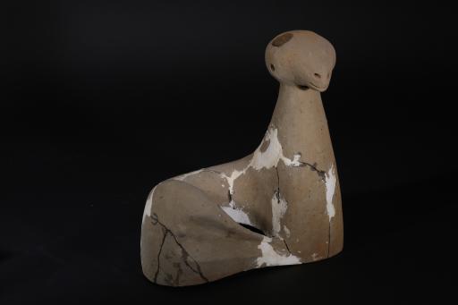 战国中期鹿形陶镇墓兽