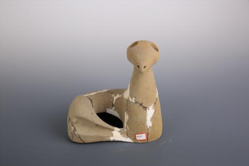 战国中期鹿形陶镇墓兽