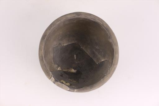 新石器时代屈家岭文化平沿凸弦纹细泥质黑陶簋