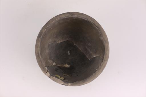 新石器时代屈家岭文化平沿凸弦纹细泥质黑陶簋