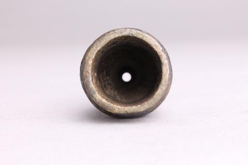 东汉三角云纹铜矛鐏