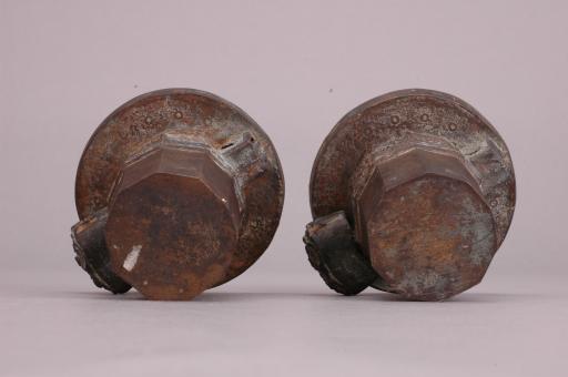 春秋时代龙首纹兽面纹铜车軎