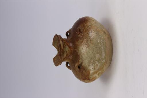 西晋盘口四系酱黄釉瓷罐