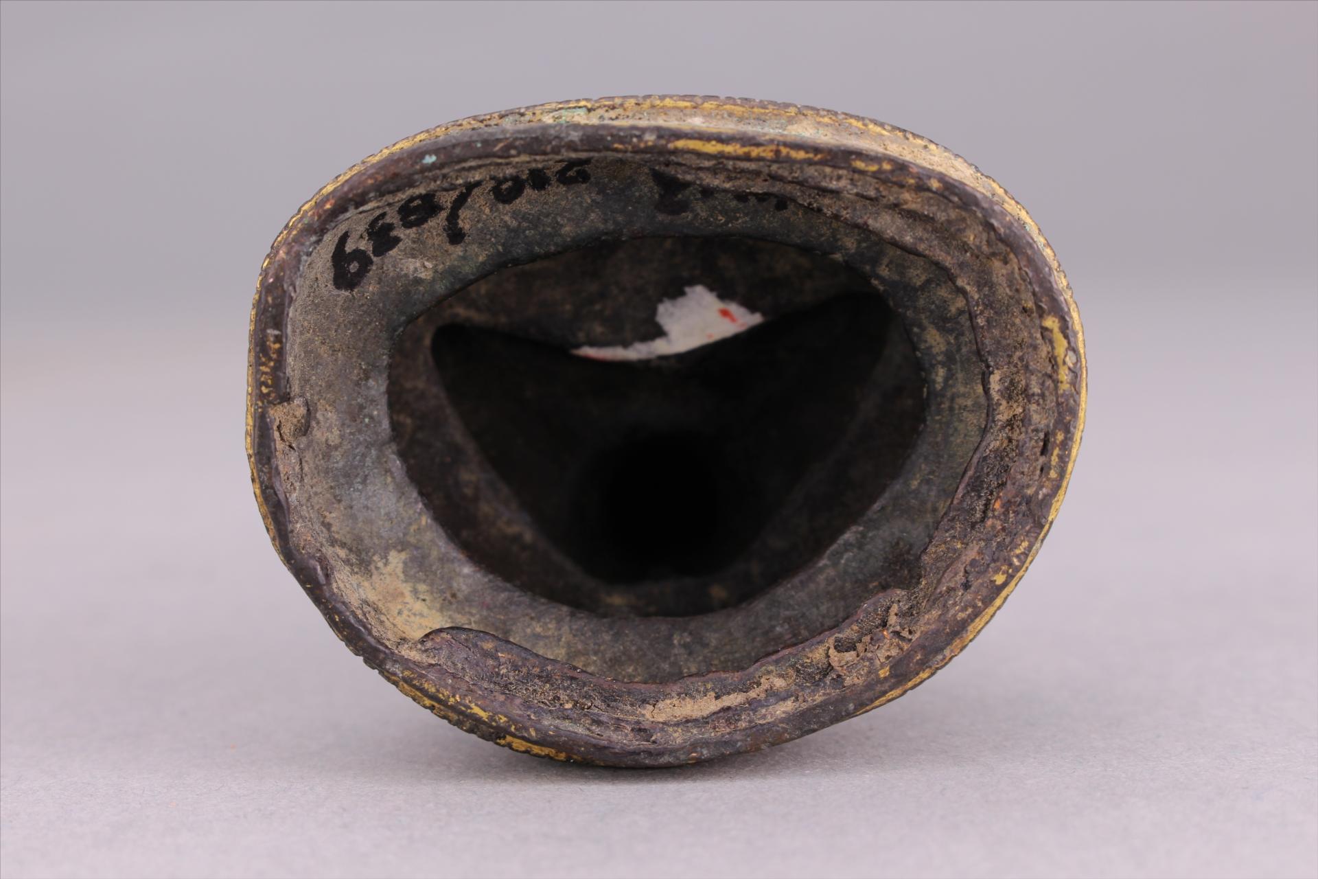 明红铜鎏金无我佛母