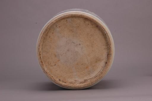 清光绪青花二龙戏珠纹瓷香炉
