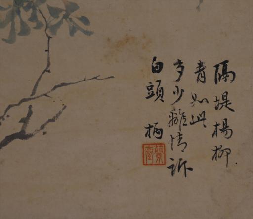 中华民国兰台等设色花鸟小品图轴