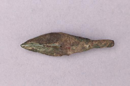 战国时期三翼圆铤铜箭镞