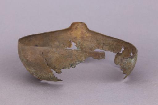 战国时期圆形短流铜匜