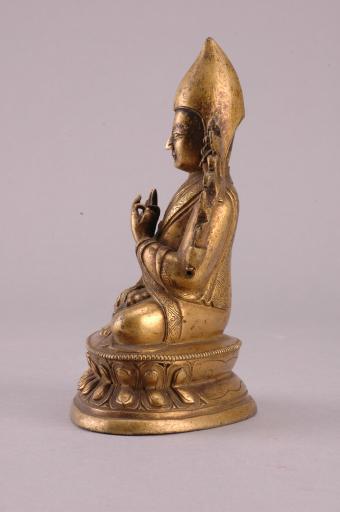 清黄铜宗喀巴像