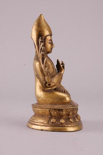 清黄铜宗喀巴像