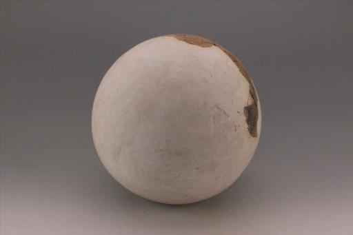 新石器时代城背溪文化鼓腹圜底绳纹夹砂褐陶釜