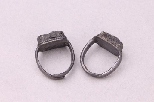 明须弥截面活扣银戒指