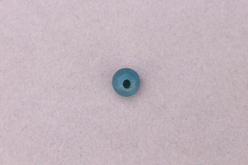 汉浅蓝色琉璃料珠