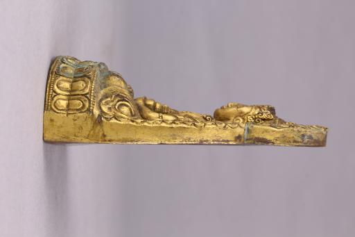 清红铜鎏金无量寿佛擦擦