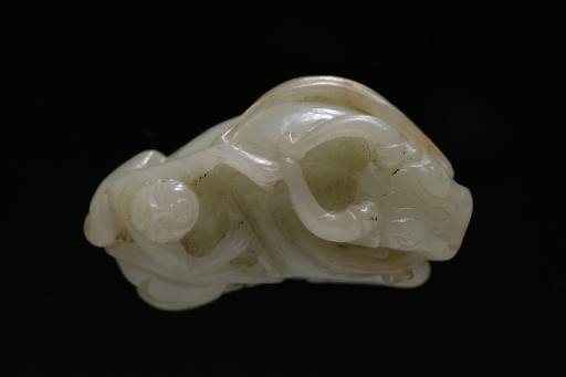 清牧童骑牛玉饰