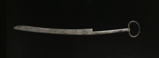 战国时代孤身窄柄铜削刀