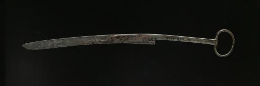 战国时代孤身窄柄铜削刀