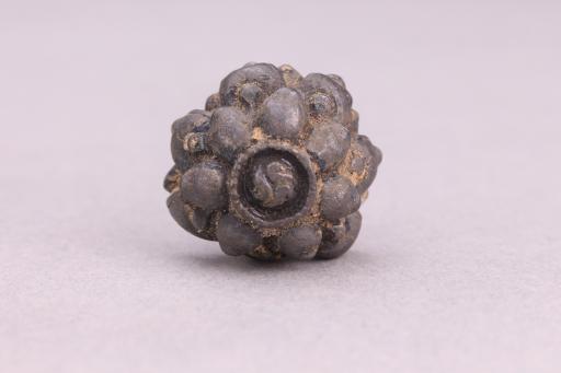 明重叠花瓣状银簪