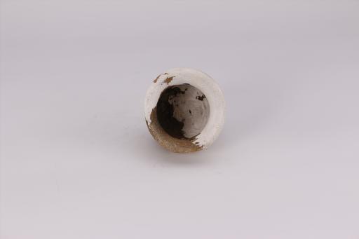 新石器时代大溪文化侈口束颈鼓腹圜底绳纹夹砂红褐陶釜