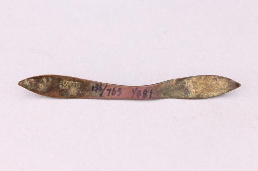 中华民国大兴祥花叶纹铜发簪