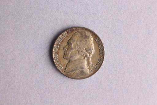 美国1945年五美分硬币