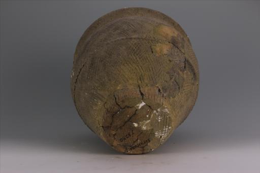 新石器时代屈家岭文化大口附加堆纹夹砂黑灰陶罐