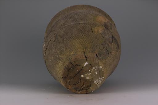 新石器时代屈家岭文化大口附加堆纹夹砂黑灰陶罐