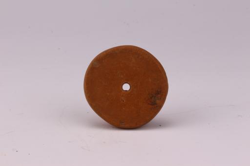 新石器时代屈家岭文化夹砂红褐陶纺轮