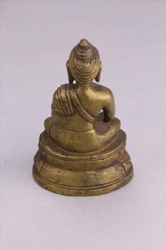 清黄铜释迦牟尼佛