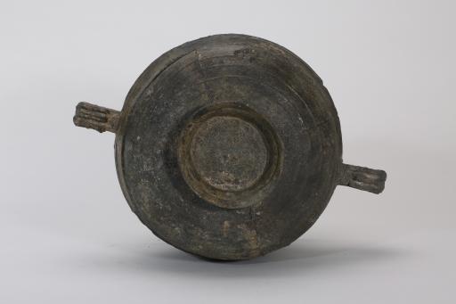 东周兽耳弦纹锡簋