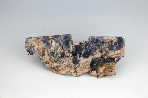 春秋时期屈体龙形包锡箔锡饰片