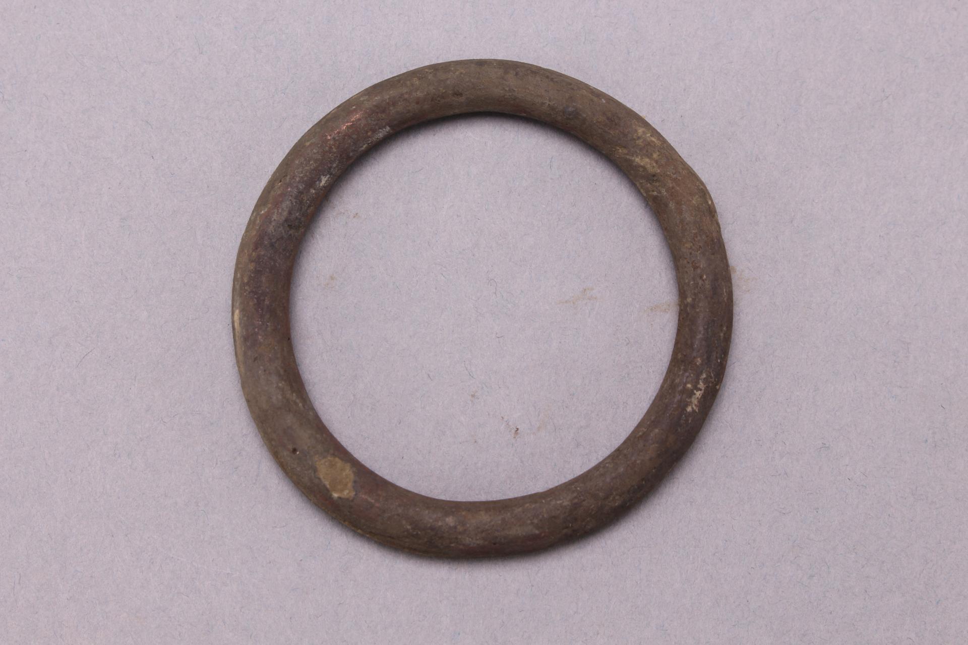 战国时期素面铜环