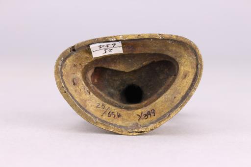 清黄铜鎏金白度母