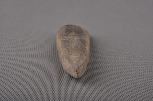 新石器时代大溪文化锥形灰褐色石凿