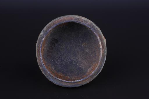 春秋时期弧面子母口环钮铜壶盖