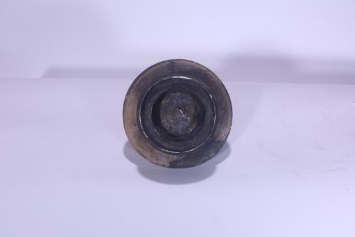 新石器时代屈家岭文化折腹夹砂黑陶盂