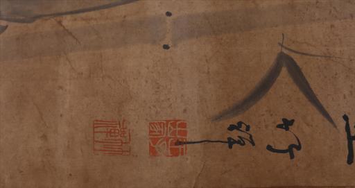 清竹禅水墨幽篁潇湘竹画轴