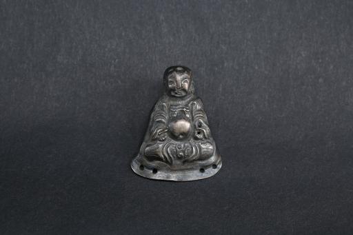 明弥勒佛造型银佛饰