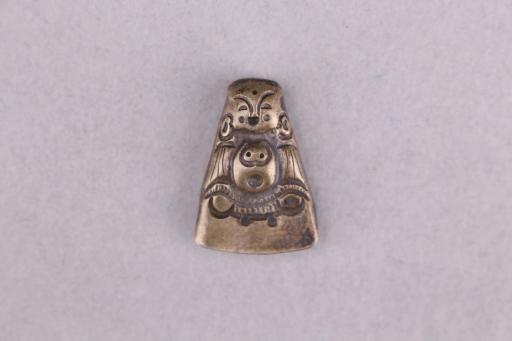 明弥勒佛造型银佛饰