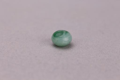 中华民国圆形绿色玉扣