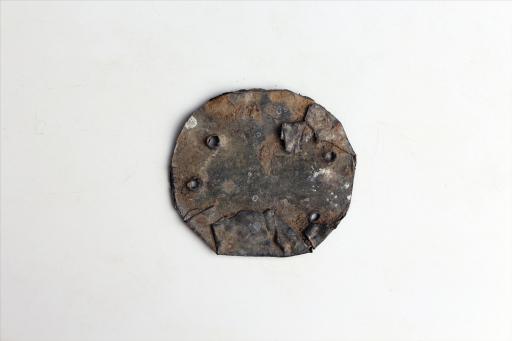 春秋时期圆形包锡箔锡饰片