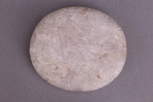 清椭圆形白玉片