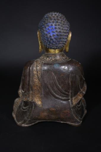 明黄铜鎏金阿弥陀佛