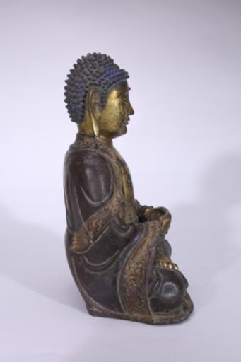 明黄铜鎏金阿弥陀佛