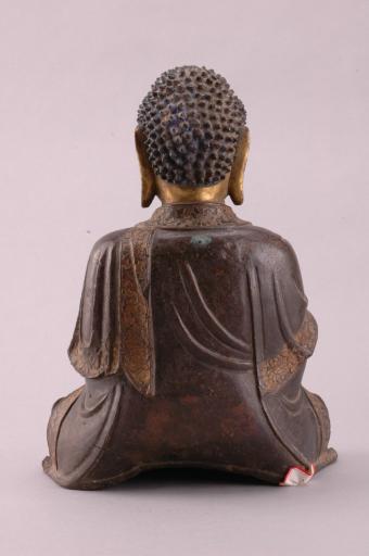 明黄铜鎏金阿弥陀佛