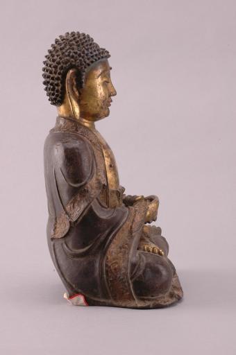 明黄铜鎏金阿弥陀佛