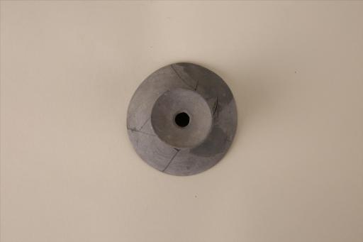 新石器时代屈家岭文化覆碗状泥质黑陶器盖