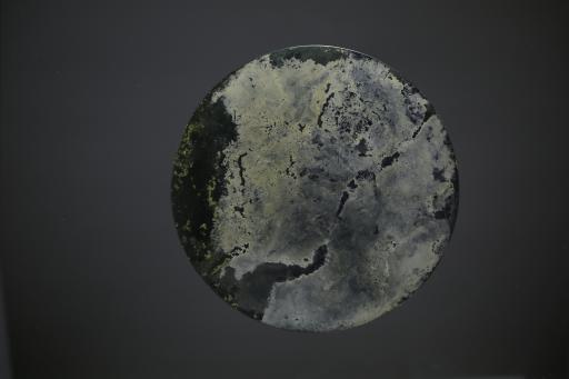 东汉圆钮龙虎对峙纹铜镜