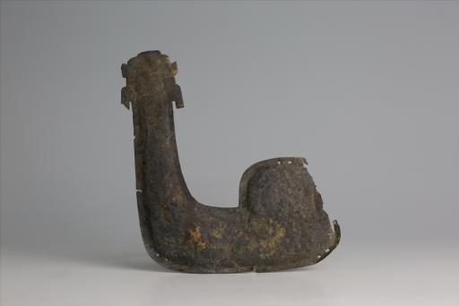 春秋时期龙首蝌蚪形铜饰片