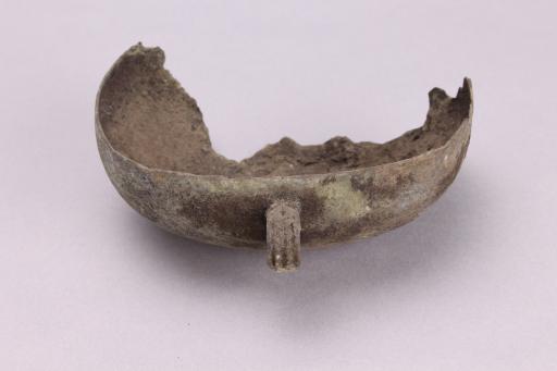 东周环耳绳索纹铜鉌口